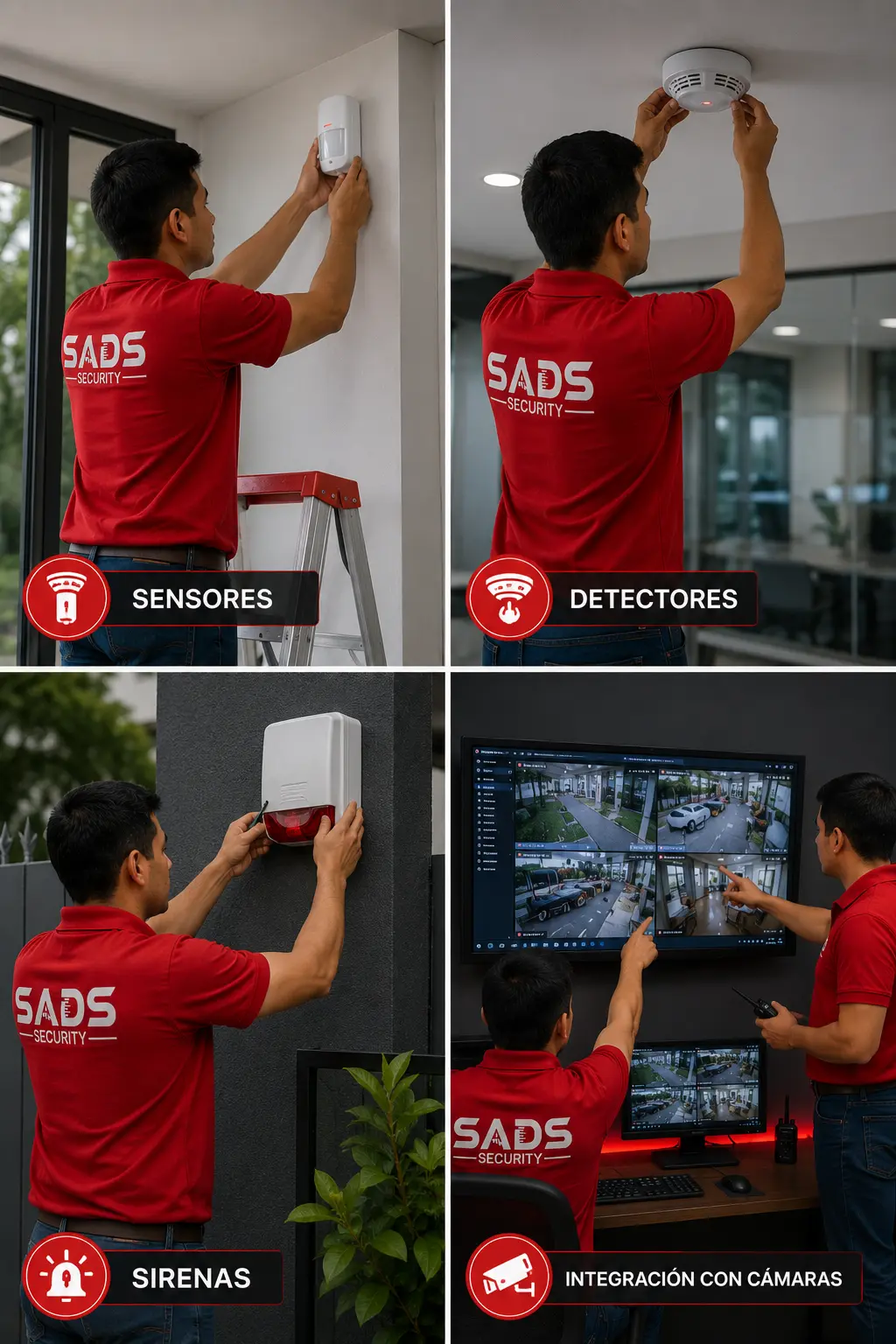 Alarmas integradas con videovigilancia